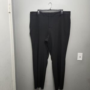 Eloquii women's dress pants size 22 black trouser office carrier preppy